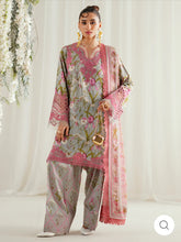 Eres Bonita by BinIlyas Embroidered Viscose Shirt with Digital Print Chiffon Dupatta & Trousers | 3-Piece Unstitched Suit 1103-B
